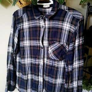 Soft plaid button down